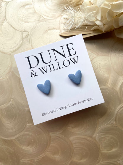 SMALL HEART STUDS