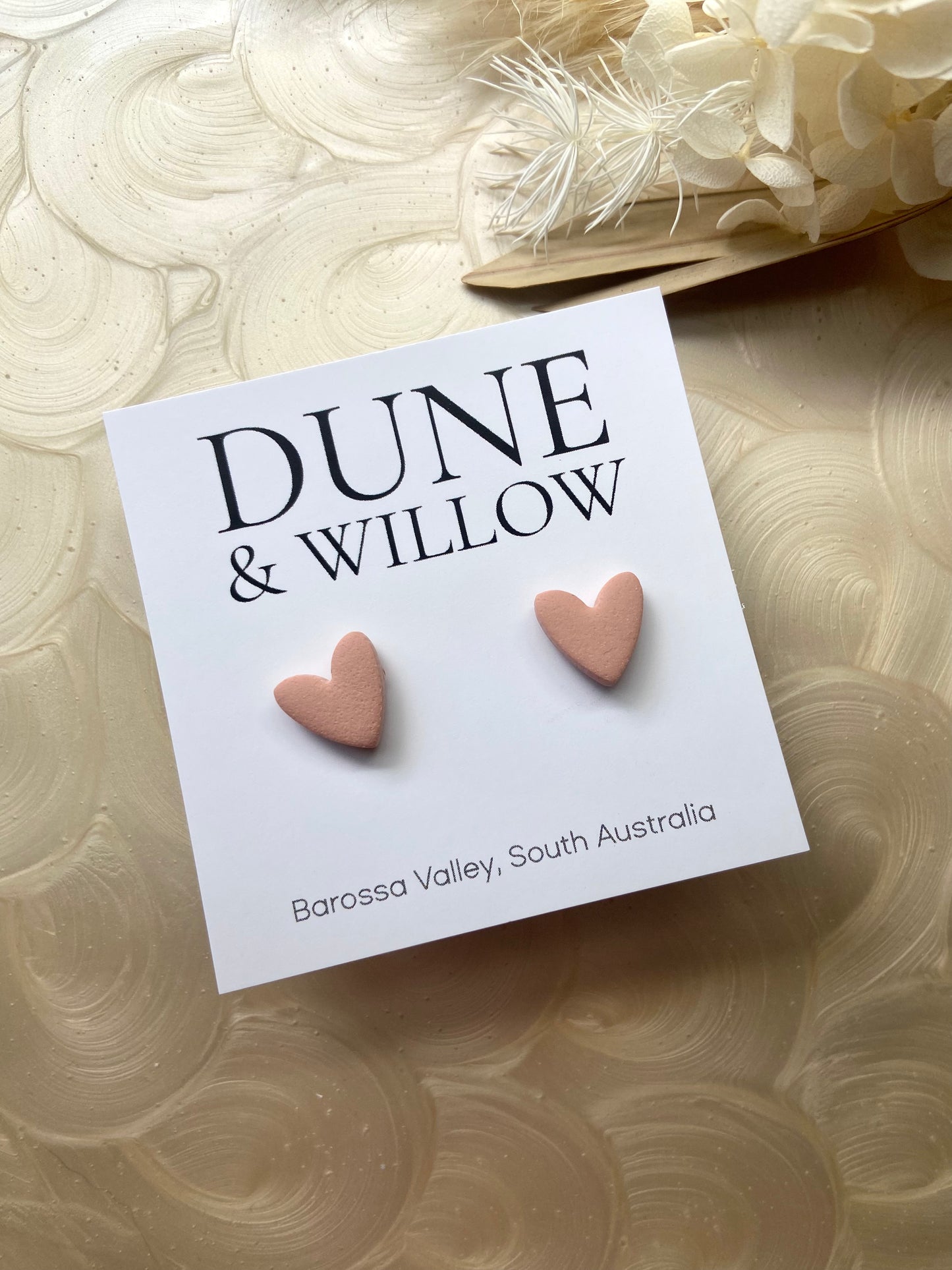 SMALL HEART STUDS