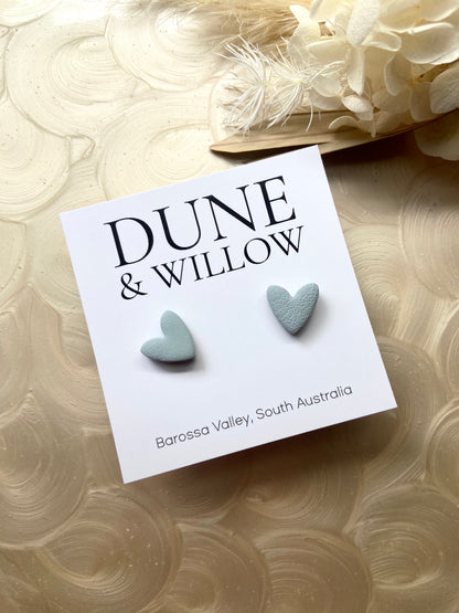 SMALL HEART STUDS