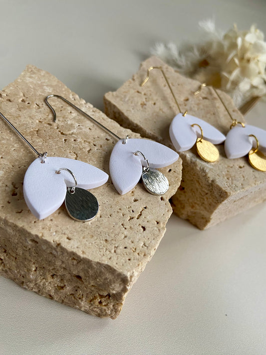 GRACIE DANGLES -white